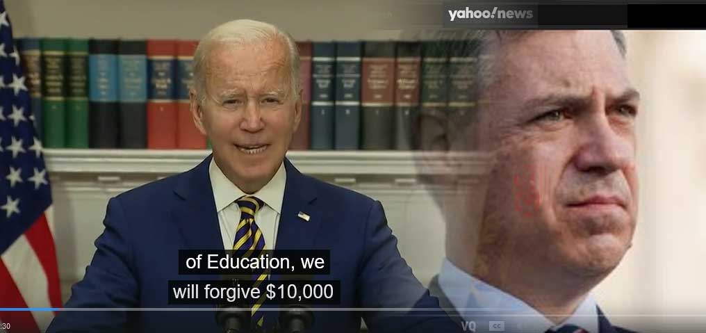 Both Biden and Banks pose their difference in support of the War Economy